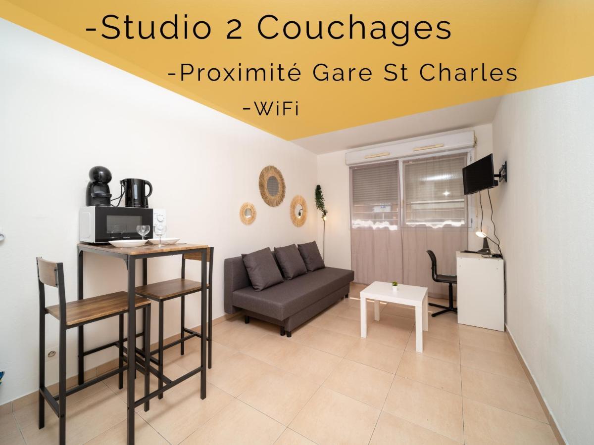Appartement Climatise Avec Parking A 6Min A Pied De La Gare St Charles Marseille Exteriér fotografie