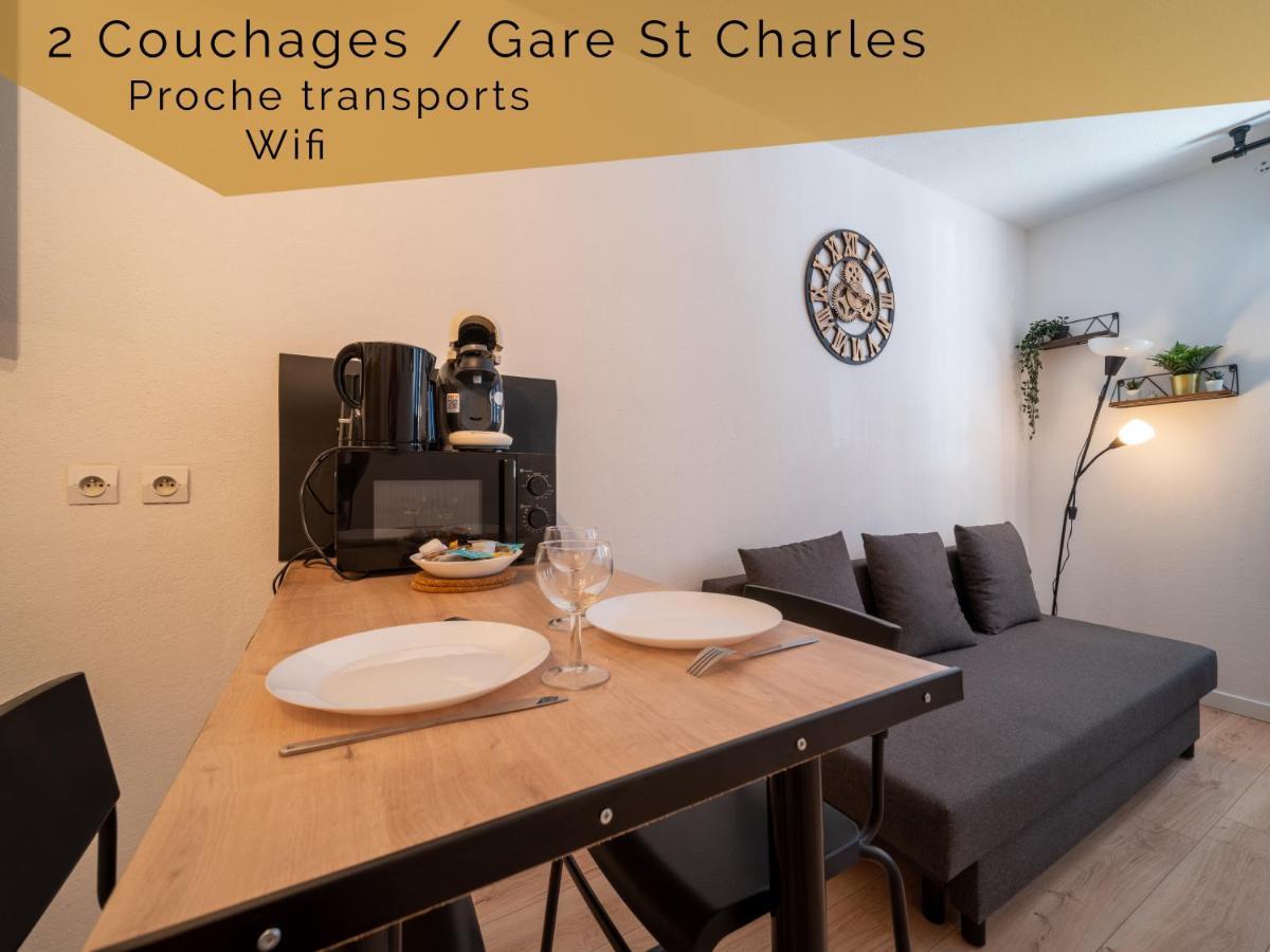 Appartement Climatise Avec Parking A 6Min A Pied De La Gare St Charles Marseille Exteriér fotografie